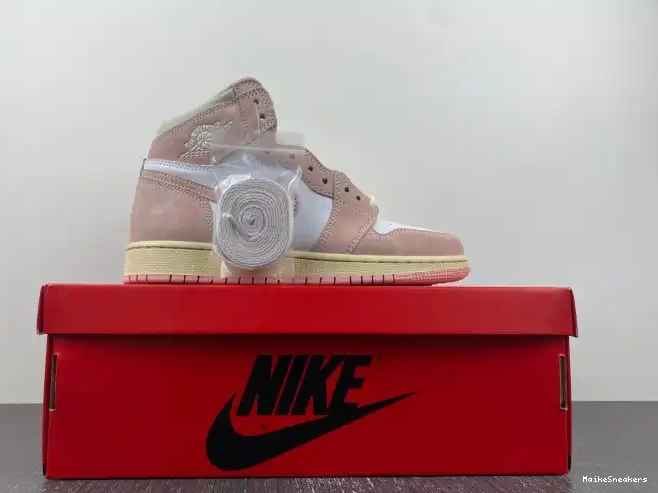 MaikeSneakers Pink Retro OG High FD2596-600 Jordan Air 1 Washed (Women's) 0405